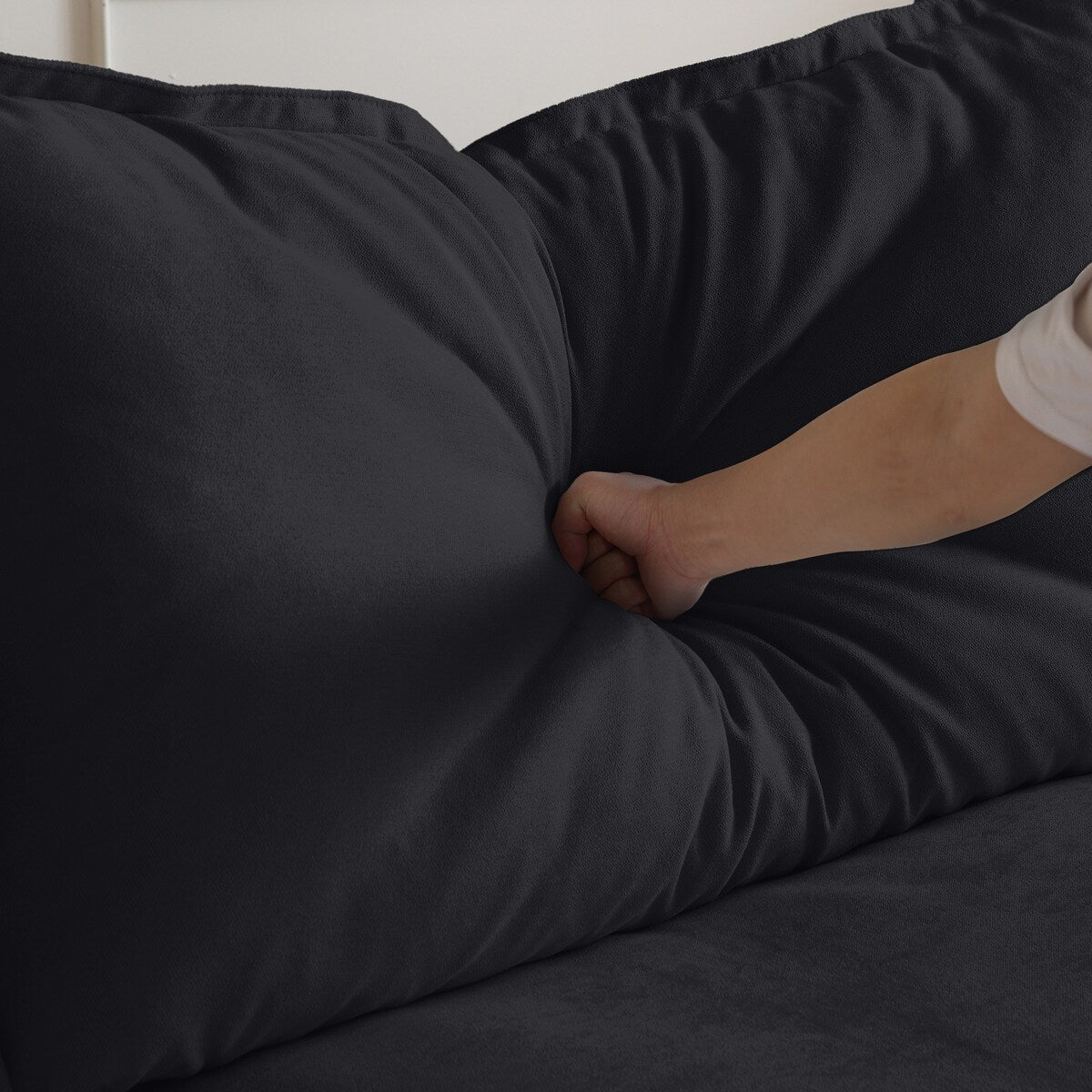 Divani componibili per soggiorno, divano componibile modulare a 4 posti, fodere dei cuscini rimovibili