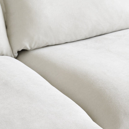 Divani componibili per soggiorno, divano componibile modulare a 4 posti, fodere dei cuscini rimovibili