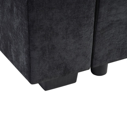 Divano componibile da 93,7 pollici, divano a L, divano imbottito