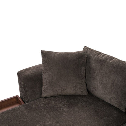 Divano componibile da 93,7 pollici, divano a L, divano imbottito