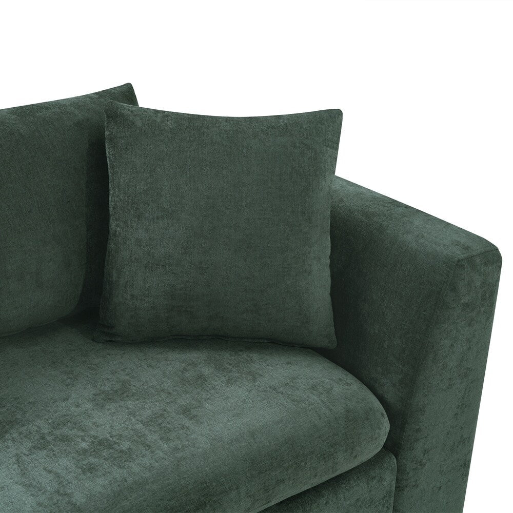 Divano componibile da 93,7 pollici, divano a L, divano imbottito