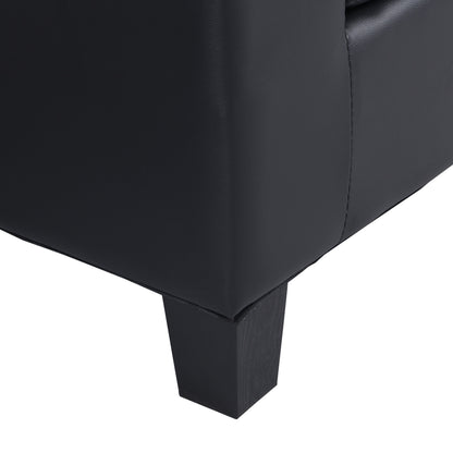 Divano componibile per soggiorno con chaise longue a L, portabicchieri e chaise longue moderna a 4 posti a sinistra o a destra (NERO)