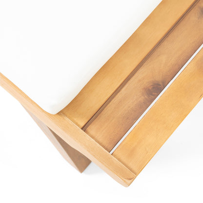 Sedia da esterno in legno di acacia Sedona (set di 2) di Christopher Knight Home