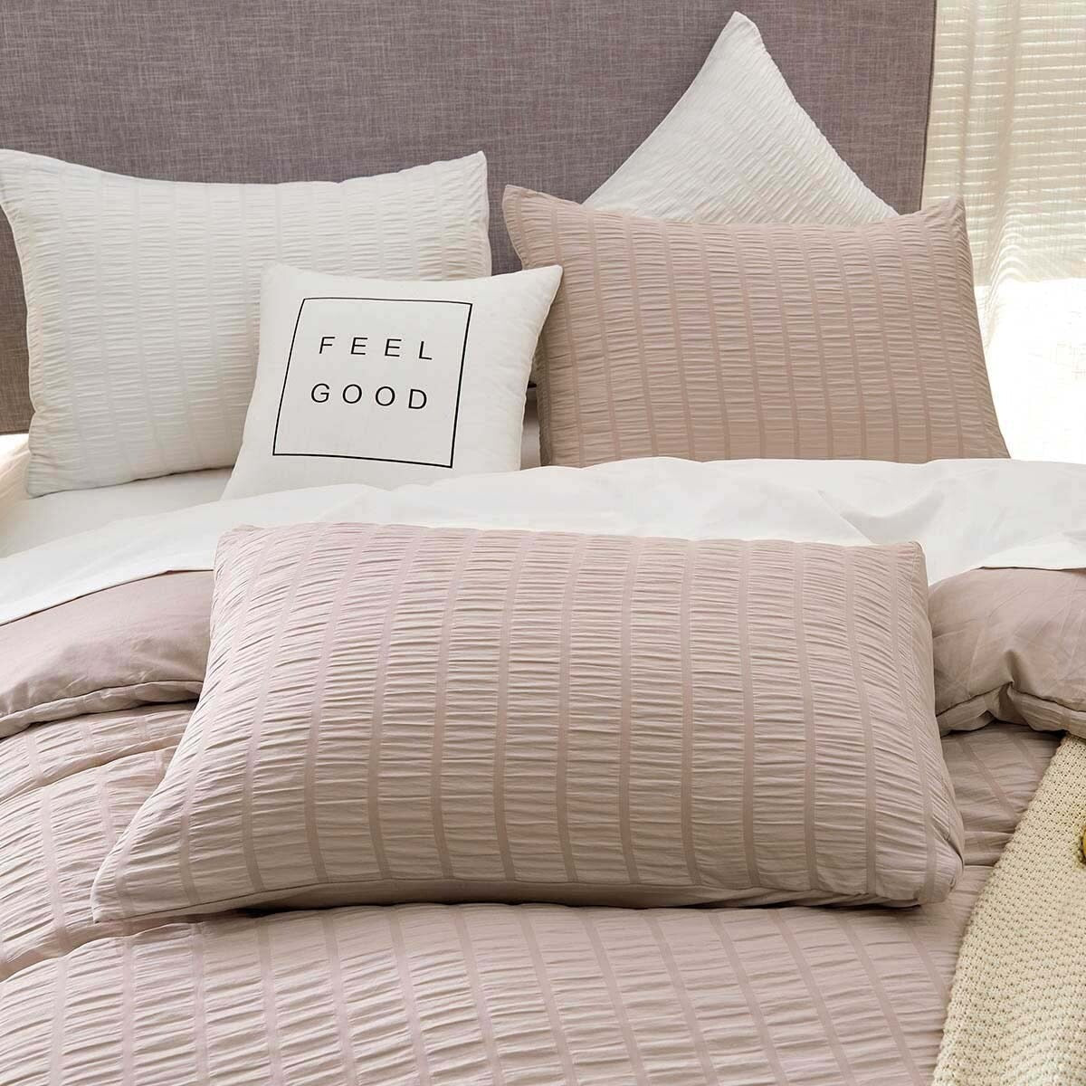 Set copripiumino in seersucker