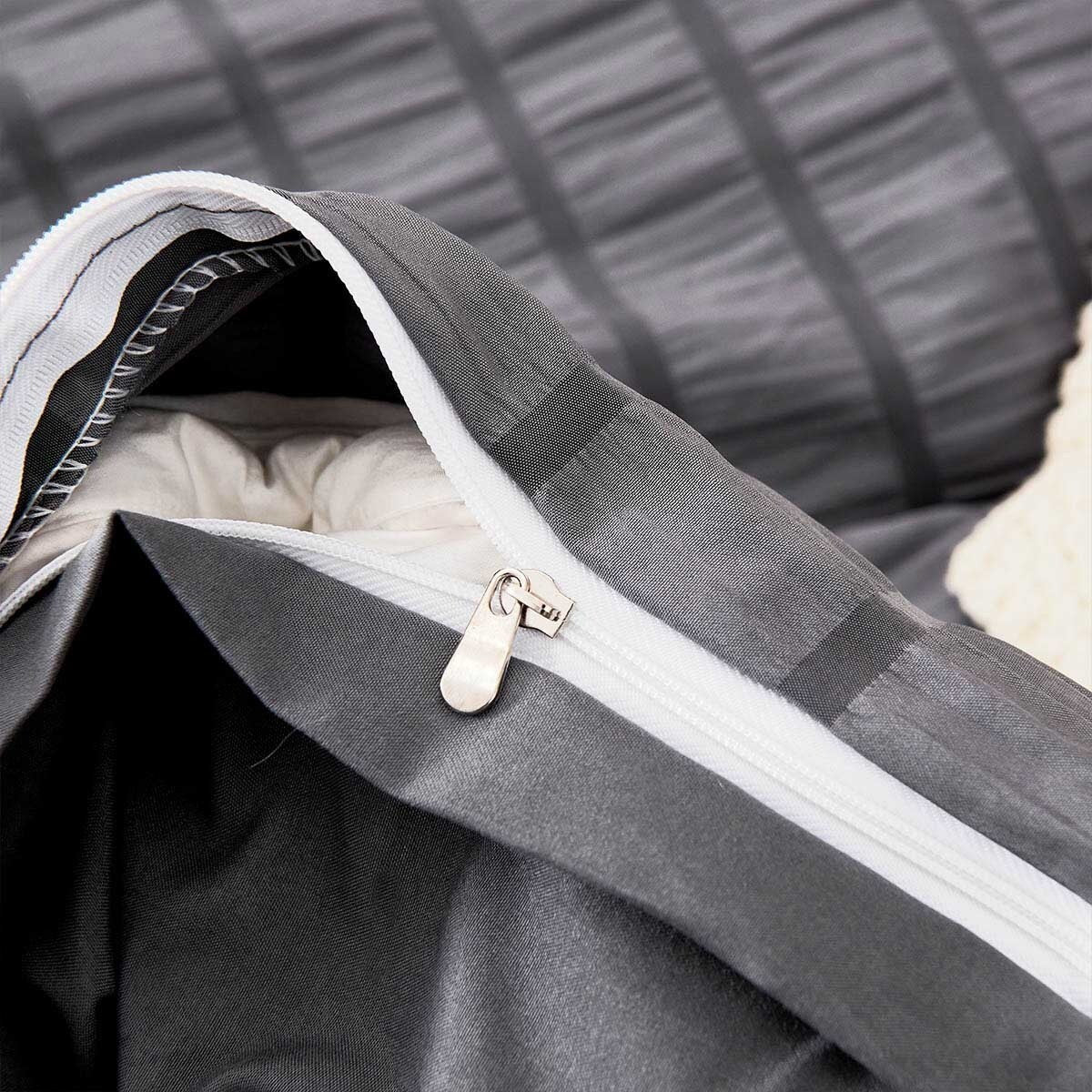 Set copripiumino in seersucker