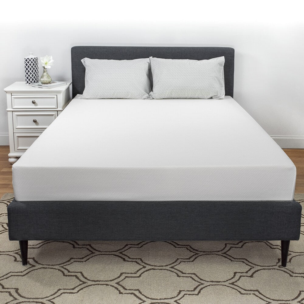 Materasso in schiuma gel comfort Select Luxury da 10 pollici - Bianco