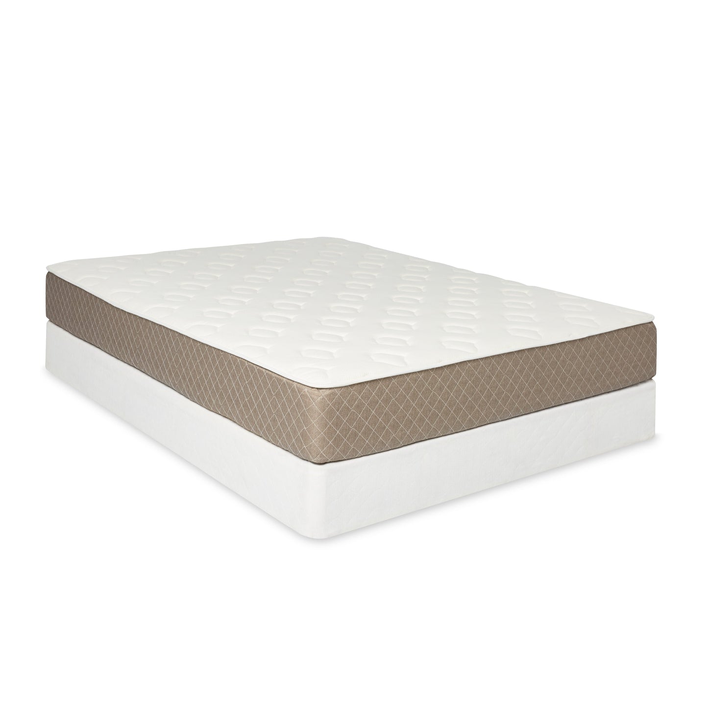 Seleziona il set di materasso e base in memory foam trapuntato da 10 pollici di lusso