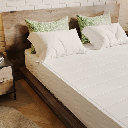 Seleziona il materasso ibrido trapuntato a molle e lattice certificato GOTS da 10,5 pollici