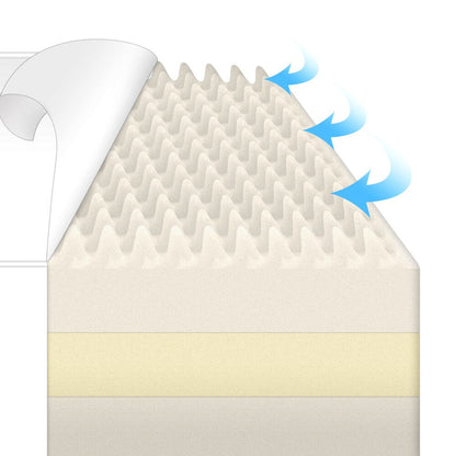 Seleziona il materasso in schiuma Airflow double-face di lusso da 6 pollici Twin XL