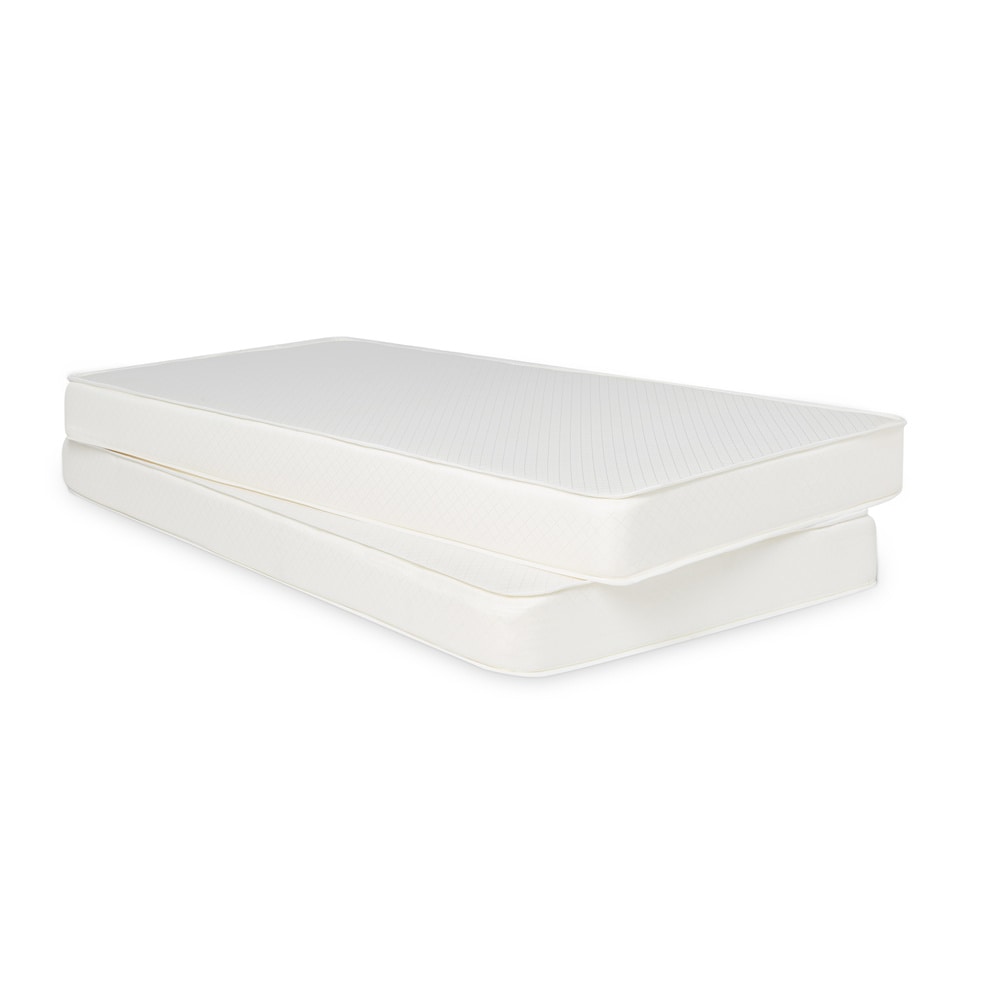 Seleziona il materasso matrimoniale reversibile di lusso da 6 pollici, in schiuma semirigida (confezione da 2)