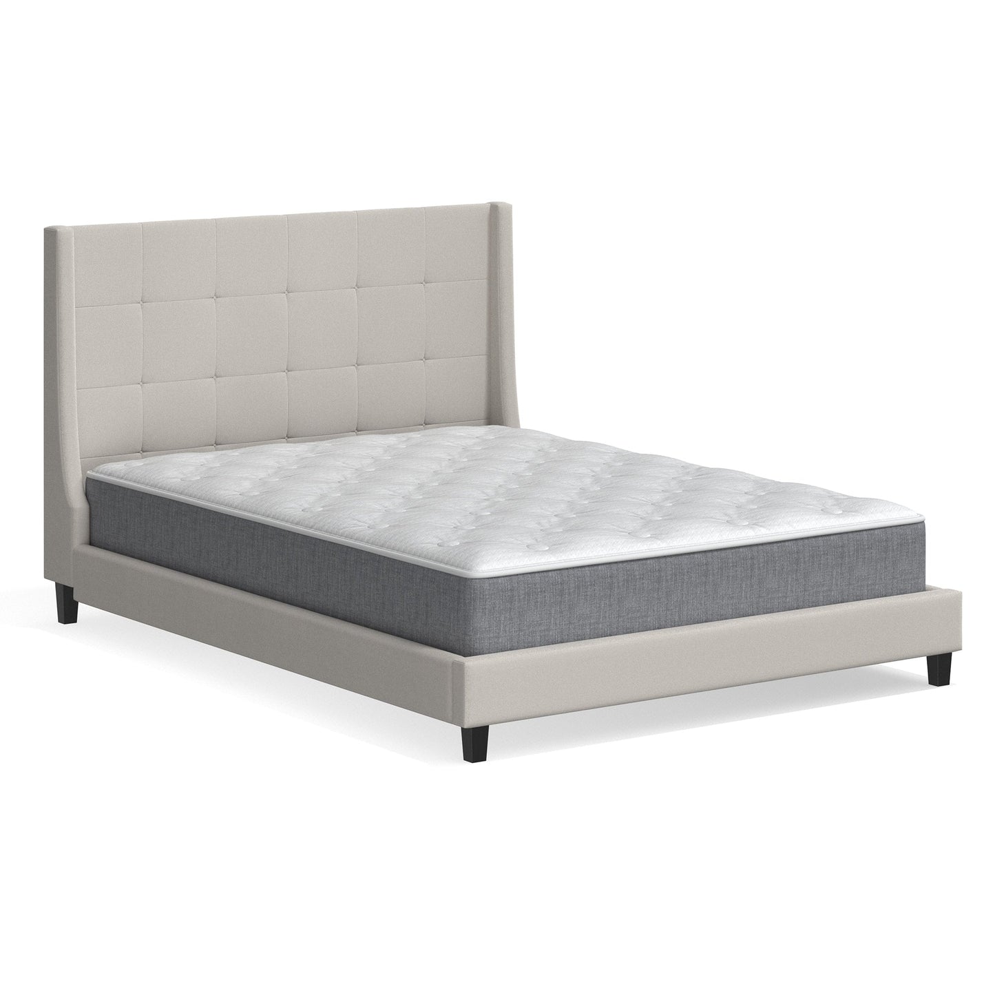 Seleziona il materasso ibrido trapuntato in schiuma di gel da 12 pollici di lusso, di media rigidità