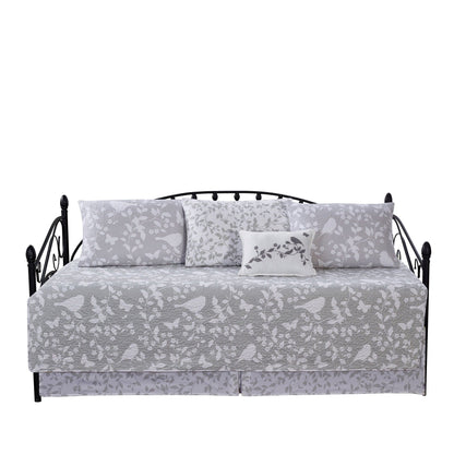 Set copriletto da giorno Serenta in misto cotone, 6 pezzi - 75 x 39