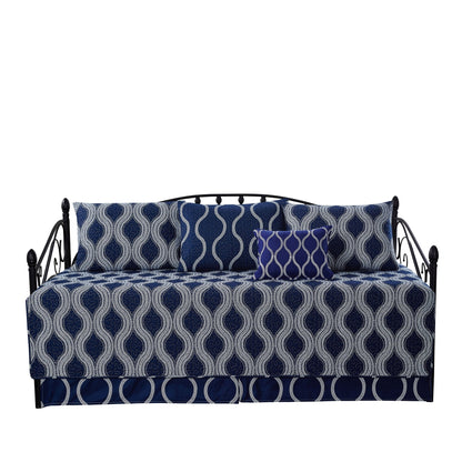 Set copriletto da giorno Serenta in misto cotone, 6 pezzi - 75 x 39