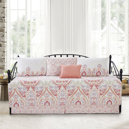 Set copriletto da giorno Serenta in misto cotone, 6 pezzi - 75 x 39