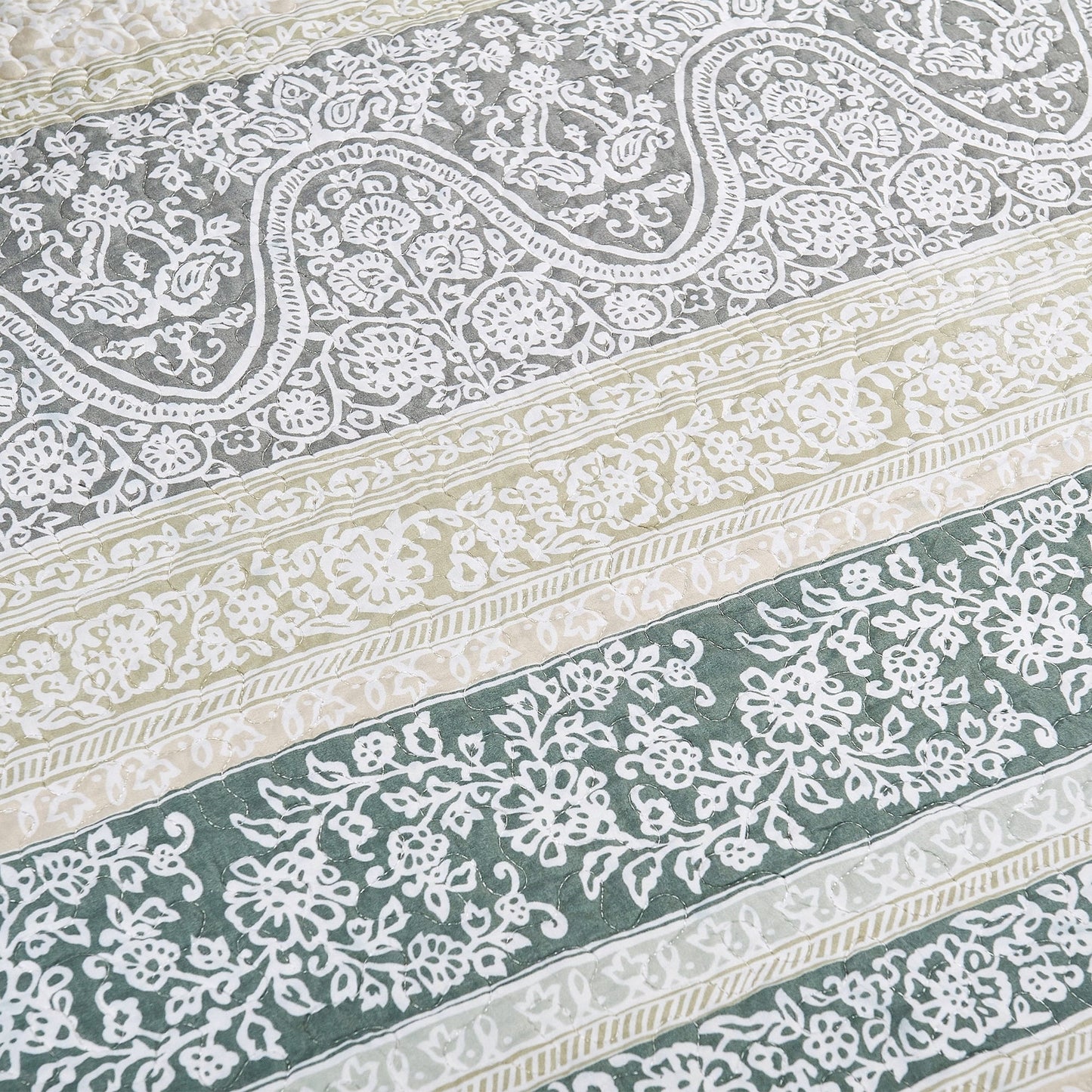 Set copriletto da giorno Serenta in misto cotone, 6 pezzi - 75 x 39