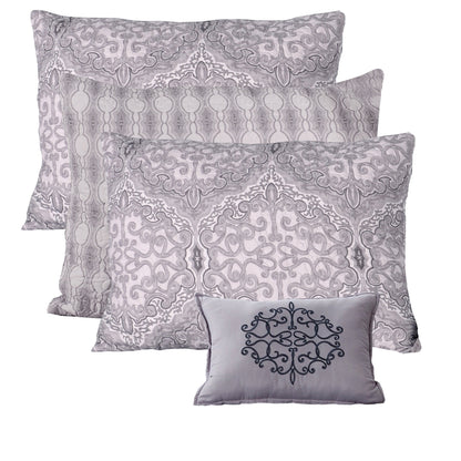 Set copriletto da giorno Serenta in misto cotone, 6 pezzi - 75 x 39