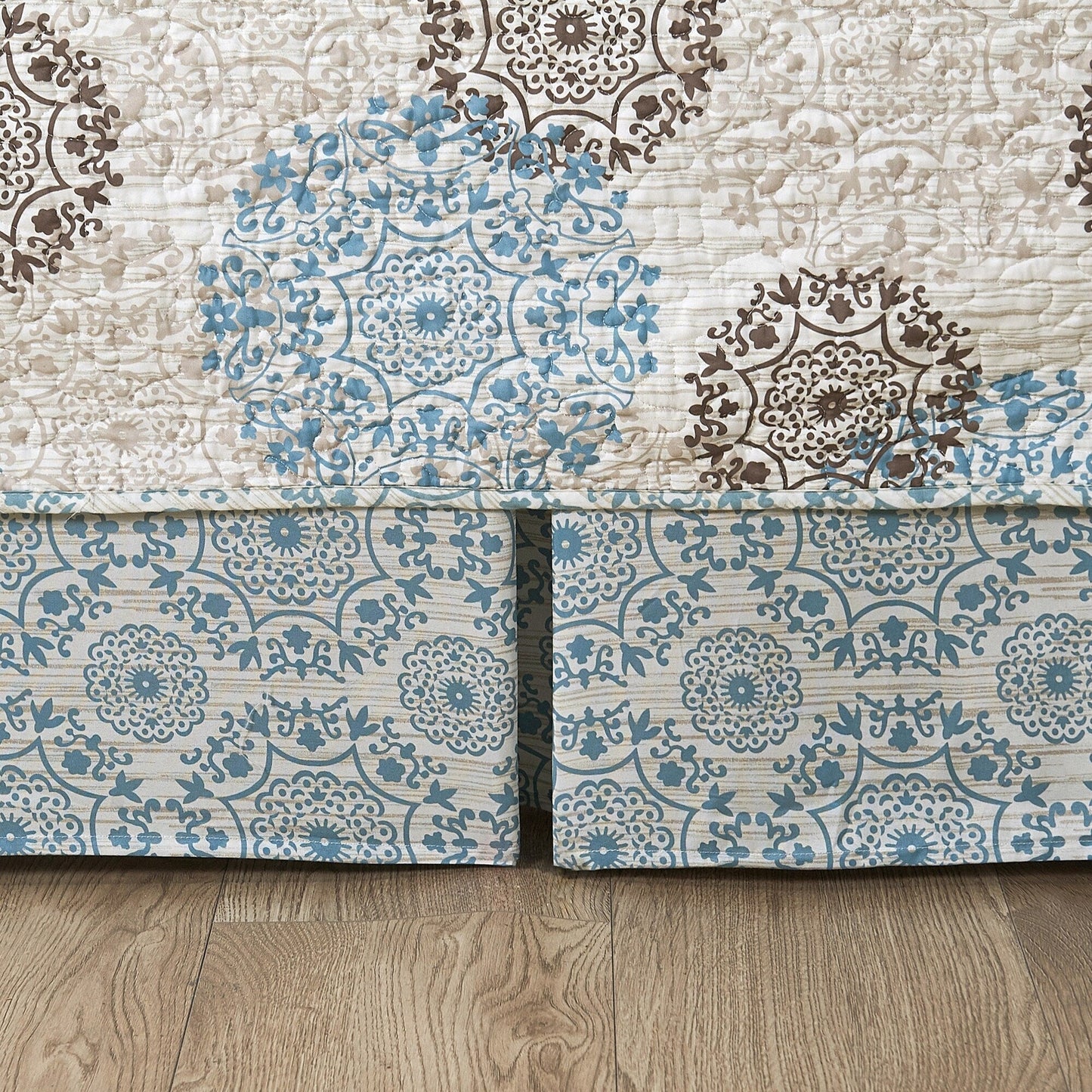 Set copriletto da giorno Serenta in misto cotone, 6 pezzi - 75 x 39