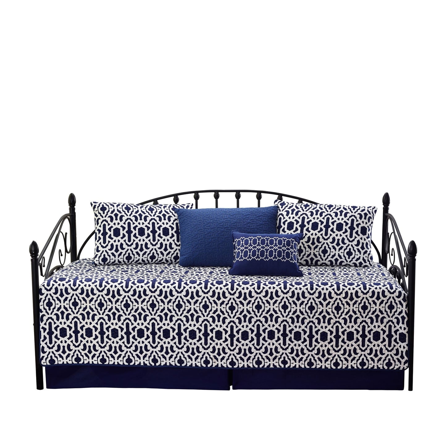 Set copriletto da giorno Serenta in misto cotone, 6 pezzi - 75 x 39