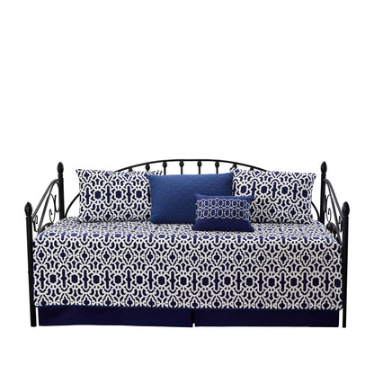 Set copriletto da giorno Serenta in misto cotone, 6 pezzi - 75 x 39