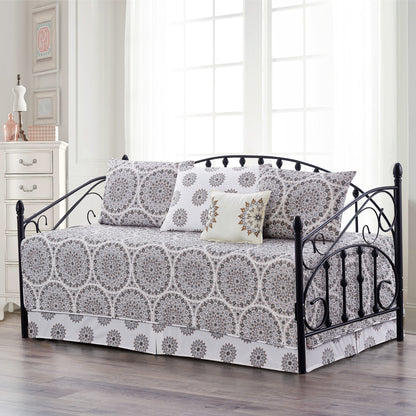 Set copriletto da giorno Serenta in misto cotone, 6 pezzi - 75 x 39