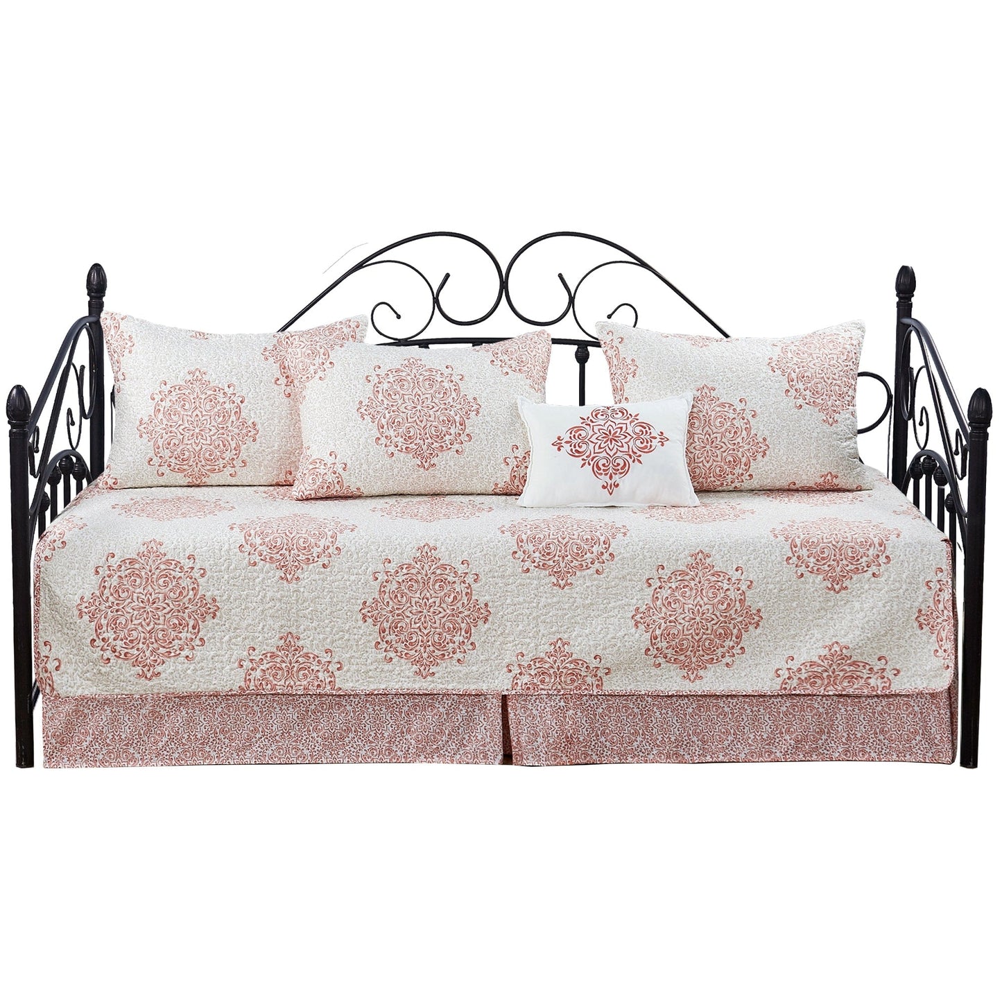 Set copriletto da giorno Serenta in misto cotone, 6 pezzi - 75 x 39