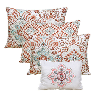 Set copriletto da giorno Serenta in misto cotone, 6 pezzi - 75 x 39