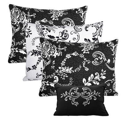 Set copriletto da giorno Serenta in misto cotone, 6 pezzi - 75 x 39