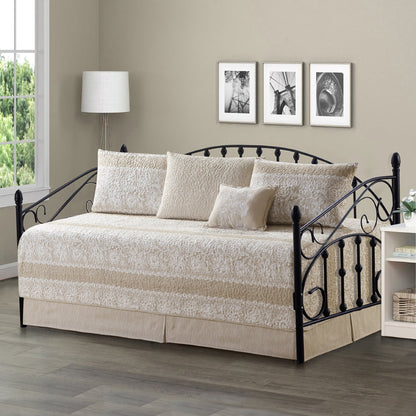 Set copriletto da giorno Serenta in misto cotone, 6 pezzi - 75 x 39