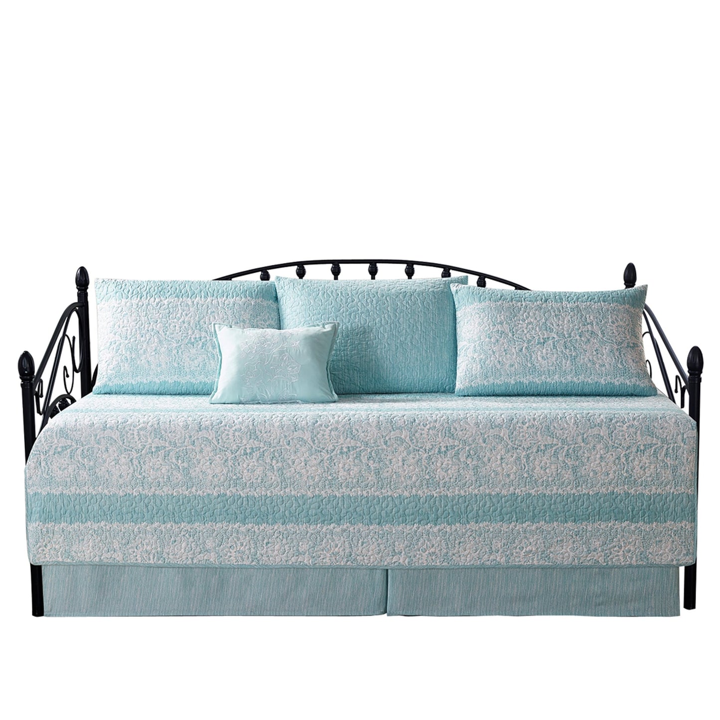 Set copriletto da giorno Serenta in misto cotone, 6 pezzi - 75 x 39