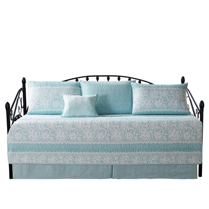 Set copriletto da giorno Serenta in misto cotone, 6 pezzi - 75 x 39