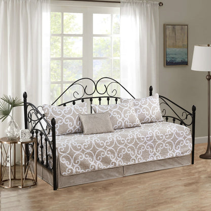 Set copriletto da giorno Serenta in misto cotone, 6 pezzi - 75 x 39