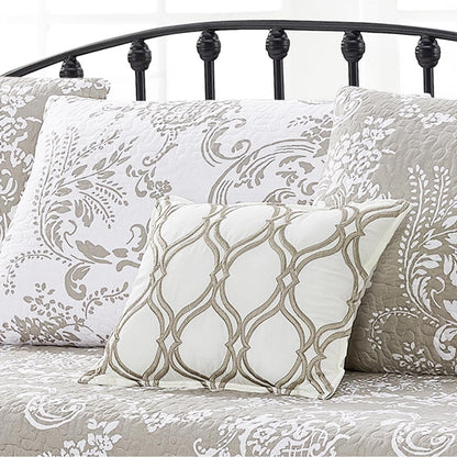 Set copriletto da giorno Serenta in misto cotone, 6 pezzi - 75 x 39