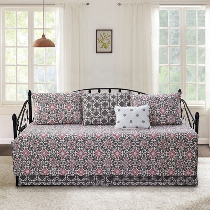 Set copriletto da giorno Serenta in misto cotone, 6 pezzi - 75 x 39