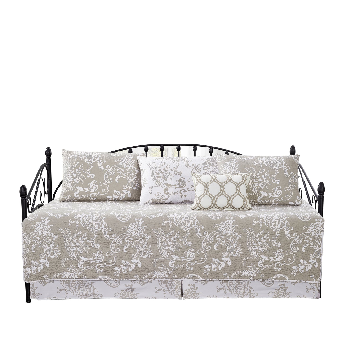 Set copriletto da giorno Serenta in misto cotone, 6 pezzi - 75 x 39