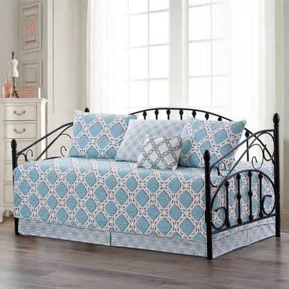 Set copriletto da giorno Serenta in misto cotone, 6 pezzi - 75 x 39