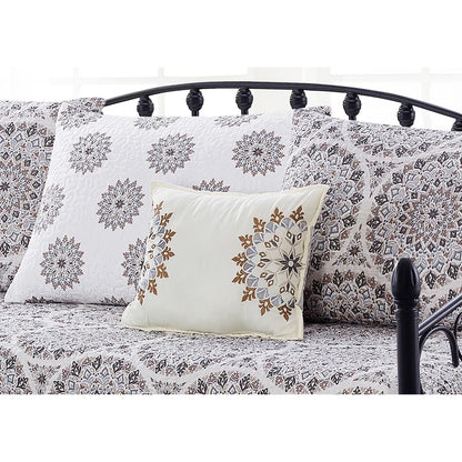 Set copriletto da giorno Serenta in misto cotone, 6 pezzi - 75 x 39