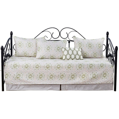 Set copriletto da giorno Serenta in misto cotone, 6 pezzi - 75 x 39