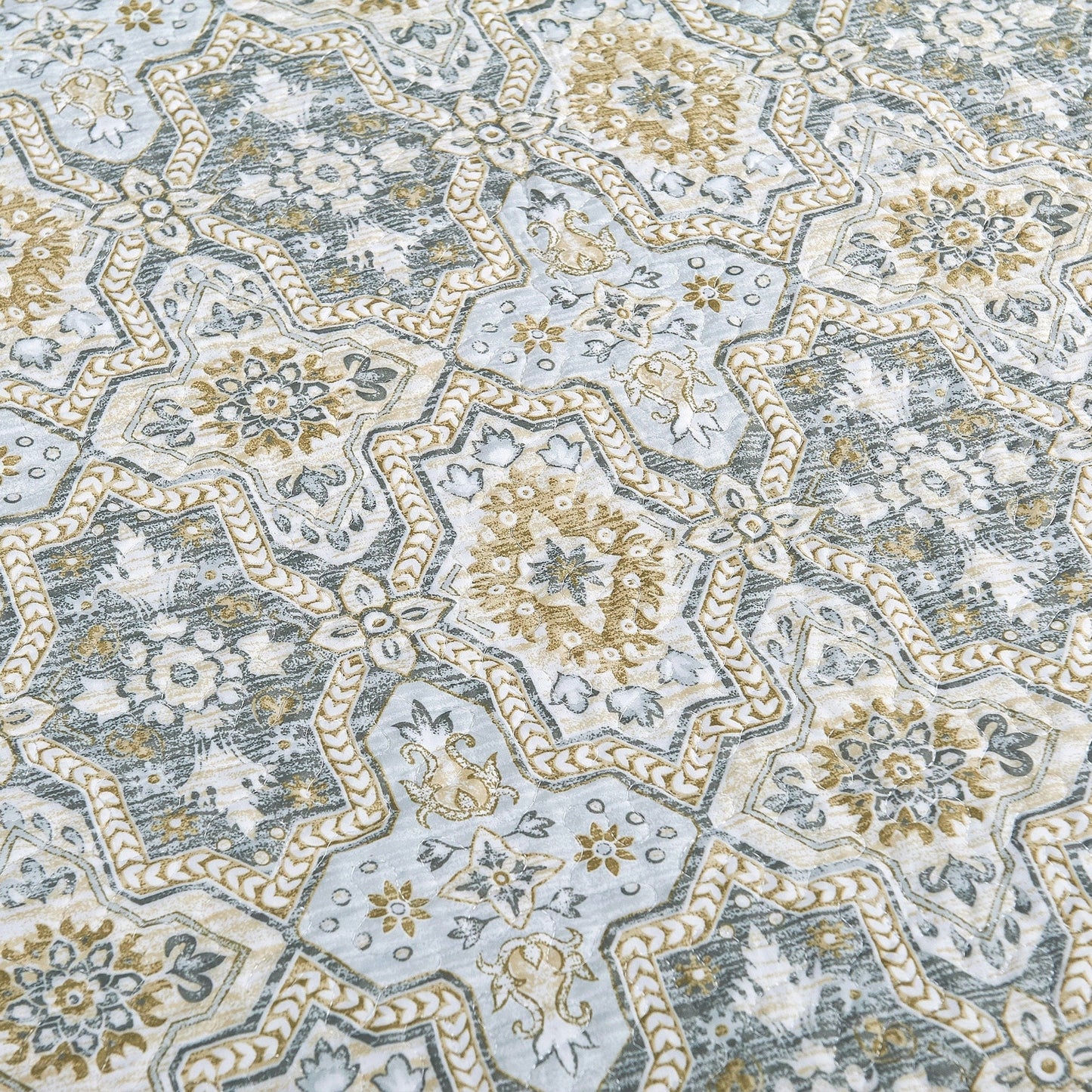 Set copriletto da giorno Serenta in misto cotone, 6 pezzi - 75 x 39