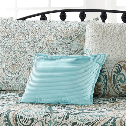 Set copriletto da giorno Serenta in misto cotone, 6 pezzi - 75 x 39