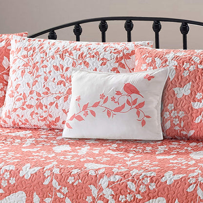 Set copriletto da giorno Serenta in misto cotone, 6 pezzi - 75 x 39