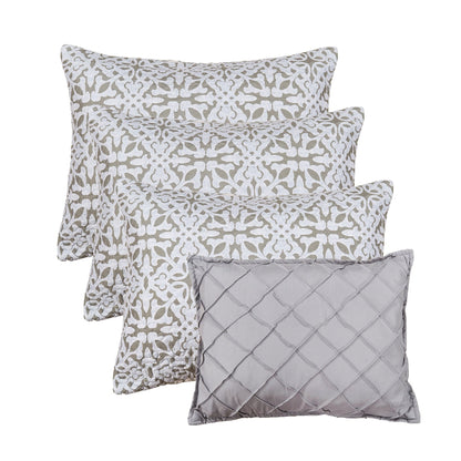 Set copriletto da giorno Serenta in misto cotone, 6 pezzi - 75 x 39