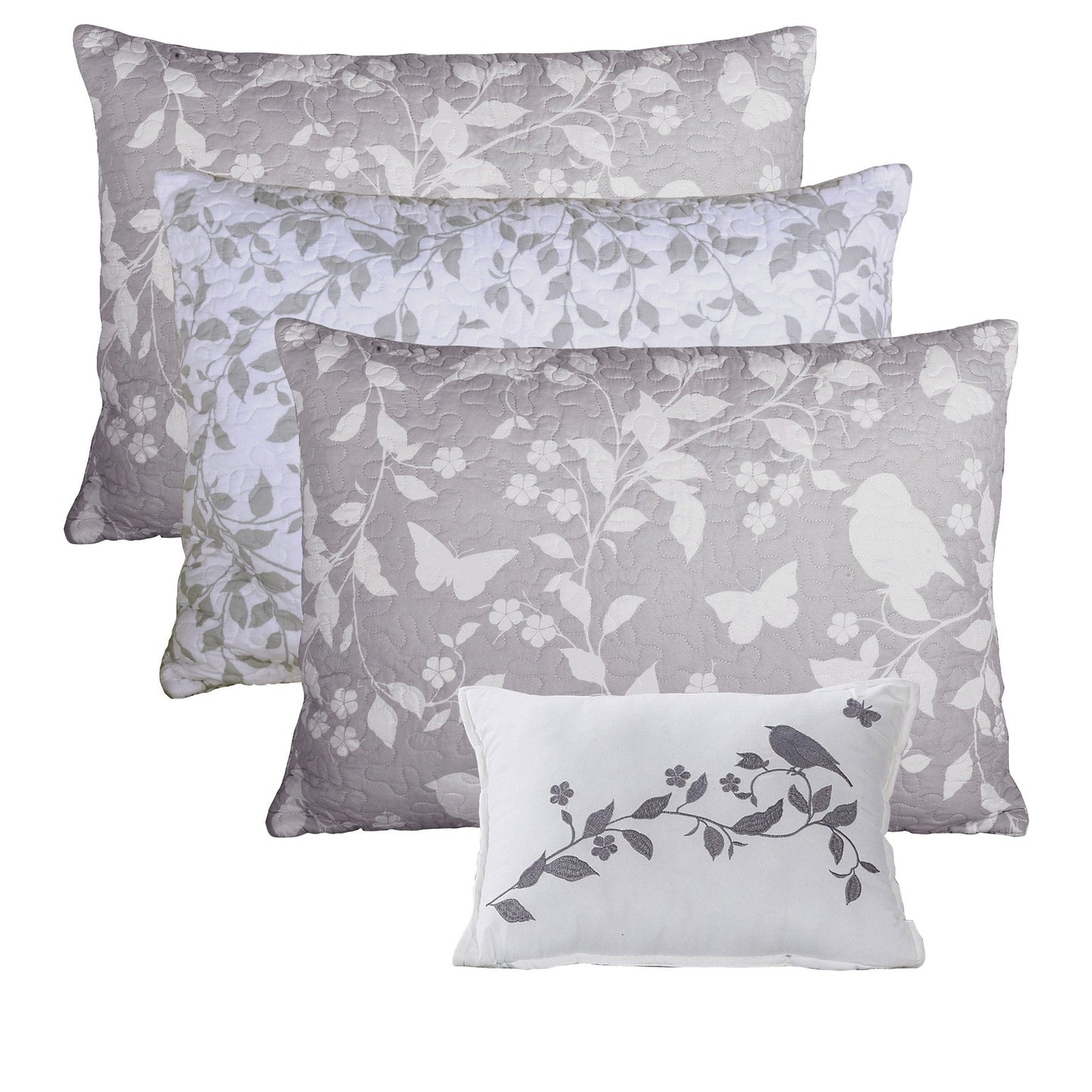 Set copriletto da giorno Serenta in misto cotone, 6 pezzi - 75 x 39