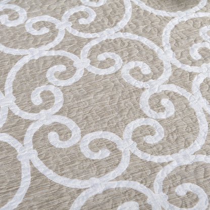 Set copriletto da giorno Serenta in misto cotone, 6 pezzi - 75 x 39