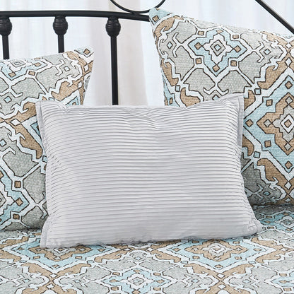 Set copriletto da giorno Serenta in misto cotone, 6 pezzi - 75 x 39