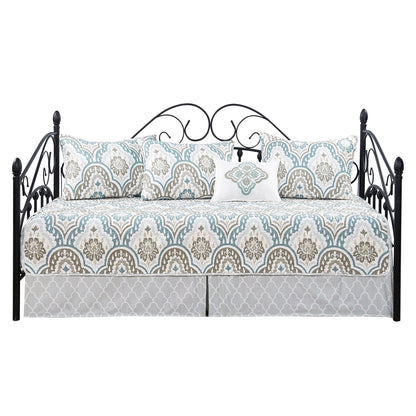 Set copriletto da giorno Serenta in misto cotone, 6 pezzi - 75 x 39