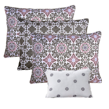 Set copriletto da giorno Serenta in misto cotone, 6 pezzi - 75 x 39