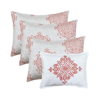 Set copriletto da giorno Serenta in misto cotone, 6 pezzi - 75 x 39