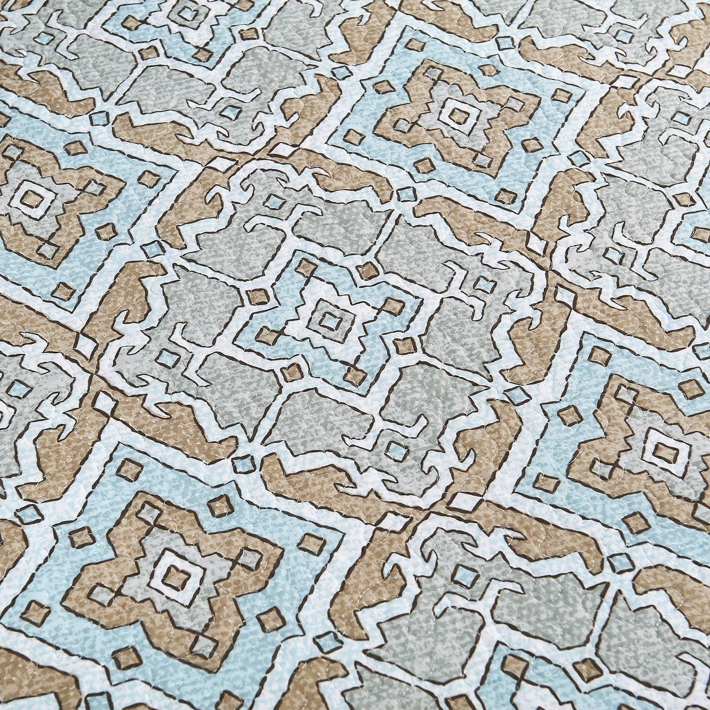 Set copriletto da giorno Serenta in misto cotone, 6 pezzi - 75 x 39