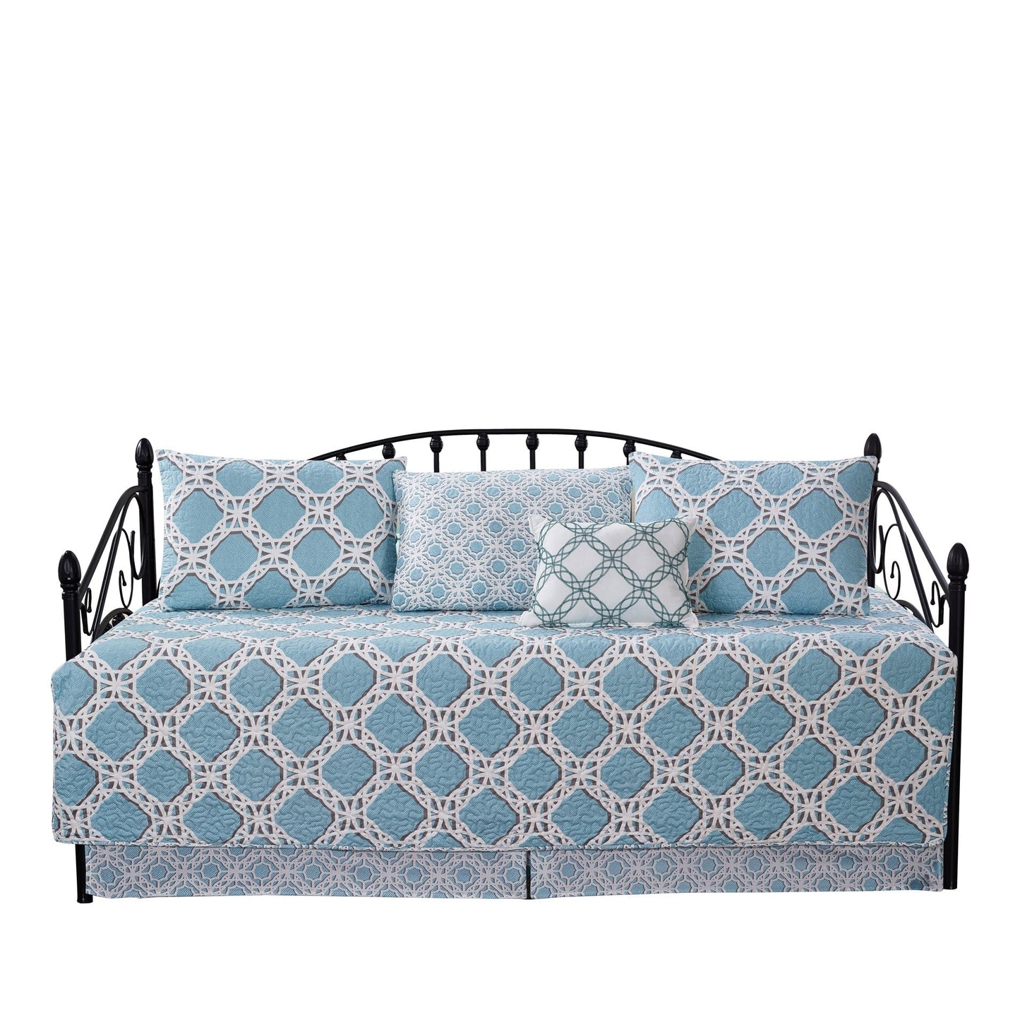 Set copriletto da giorno Serenta in misto cotone, 6 pezzi - 75 x 39