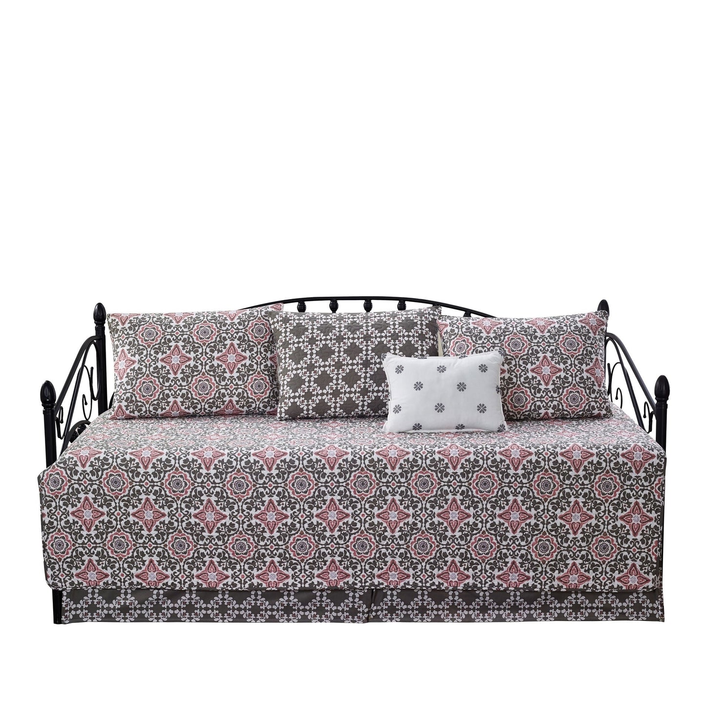 Set copriletto da giorno Serenta in misto cotone, 6 pezzi - 75 x 39